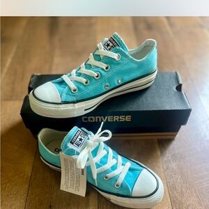Converse Aqua Blue Low-Top Sneakers